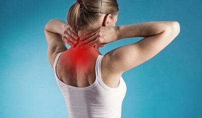 Die Hauptmanifestationen der zervikalen Osteochondrose