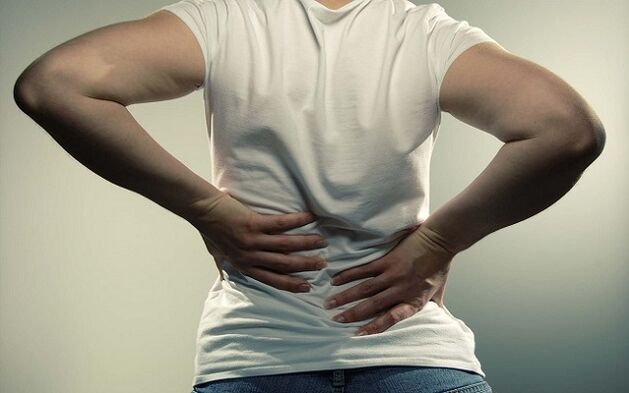 Ursachen für lumbale Osteochondrose