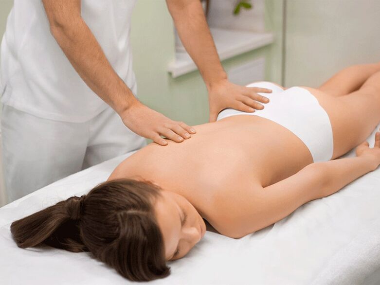 Massage ist eine wirksame Methode zur Beseitigung der Symptome einer Osteochondrose.