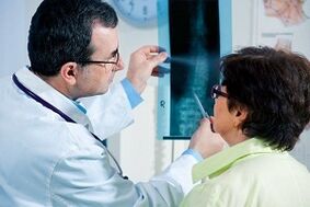 Röntgendiagnose der zervikalen Osteochondrose. 
